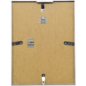 Фоторамка Effect из алюминия, антибликовое стекло, серебристая, 50x65 см