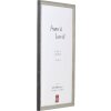 Effect Massiv-Holzrahmen Profil 25 grau 27x48 cm Antireflexglas
