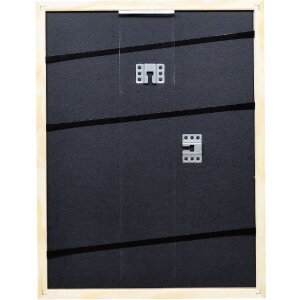 Effect Holzrahmen Profil 32 blau 7x10 cm Antireflexglas