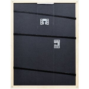 Effect Holzrahmen Profil 32 grau-blau 25x50 cm mit Antireflexglas