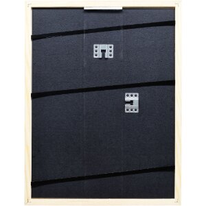 Effect Holzrahmen Profil 32 weiß 40x50 cm Antireflexglas