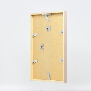 Effect Holzrahmen Profil 35 hellbraun 25x70 cm Antireflexglas