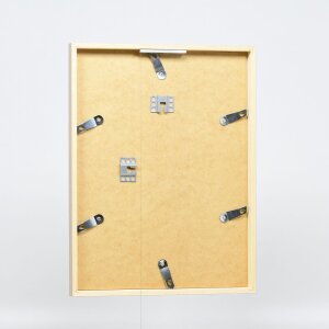 Effect Holzrahmen Profil 35 hellbraun 30x30 cm Antireflexglas