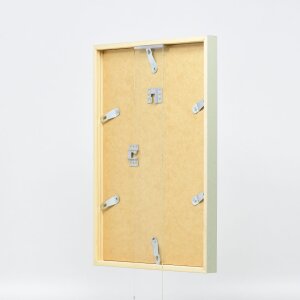 Effect Holzrahmen Profil 35 grün 50x65 cm Antireflexglas