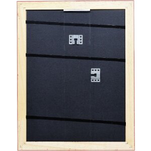 Эффектная деревянная рама в стиле барокко профиль 37 античное серебро 30x30 см антибликовое стекло