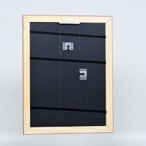 Effect Holz-Barockrahmen Profil 37 antiksilber 50x60 cm Antireflexglas