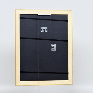 Effect Holz-Barockrahmen Profil 37 antikgold 60x80 cm Antireflexglas