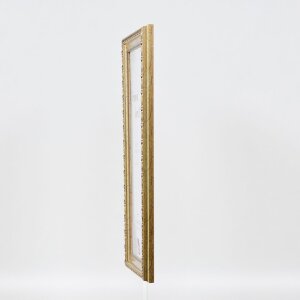 Effect Holz-Barockrahmen Profil 37 antiksilber 30,5x91,5 cm Antireflexglas