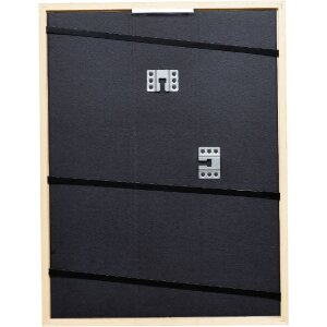 Effect Massivholz Bilderrahmen Profil 39 weiß 15x20 cm Antireflexglas