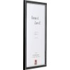 Effect Massivholz Bilderrahmen Profil 39 schwarz 25x30 cm Antireflexglas