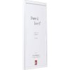 Effect Massivholz-Bilderrahmen Profil 39 weiß 25x60 cm Antireflexglas