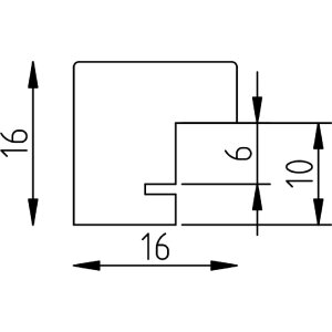 Effect Massivholz-Bilderrahmen Profil 39 weiß 59,4x84,1 cm Antireflexglas
