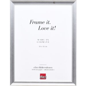 Фоторамка Effect из дерева профиль 41 серебряная 40x40 см...