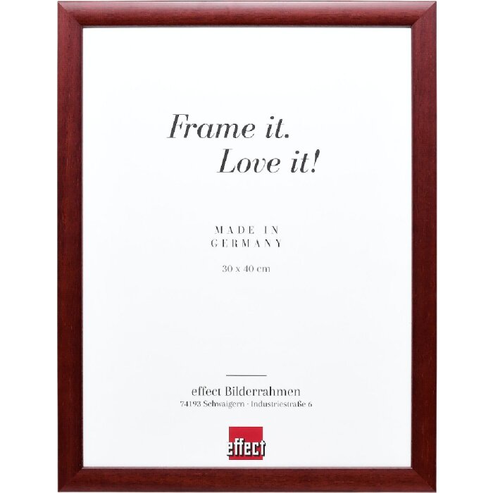 Фоторамка Effect из дерева профиль 43 красная 30x40 см