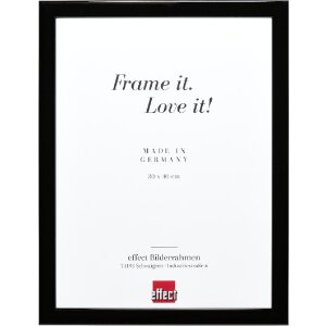 Фоторамка Effect деревянная Profil 43 черная глянцевая...