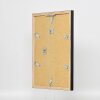 Effect Holzrahmen Profil 48 schwarz 25x50 cm Antireflexglas
