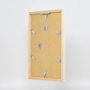 Effect Holzrahmen Profil 48 weiß 28x35 cm mit Antireflexglas