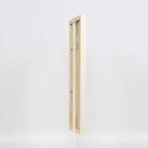 Effect Holzrahmen Profil 48 weiß 28x35 cm mit Antireflexglas