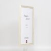 Effect Holzrahmen Profil 48 weiß 28x35 cm mit Antireflexglas