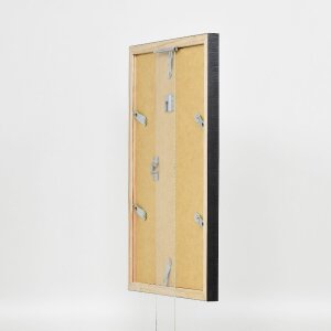 Effect Holzrahmen Profil 48 silber 30x30 cm mit Antireflexglas