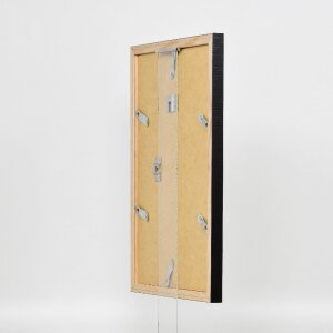 effect Holzrahmen Profil 48 schwarz 30x40 cm mit Antireflexglas