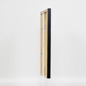effect Holzrahmen Profil 48 schwarz 30x40 cm mit Antireflexglas