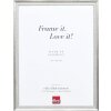 effect Holzrahmen Profil 48 silber 30x40 cm mit Antireflexglas