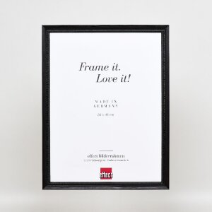 effect Holzrahmen Profil 48 schwarz 29,7x42 cm Antireflexglas