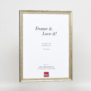 effect Holzrahmen Profil 48 gold 42x59,4 cm Antireflexglas