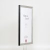 effect Holzrahmen Profil 48 silber 42x59,4 cm Antireflexglas