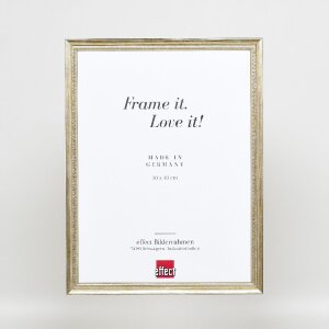 Effect Holzrahmen Profil 48 gold 45x60 cm Antireflexglas