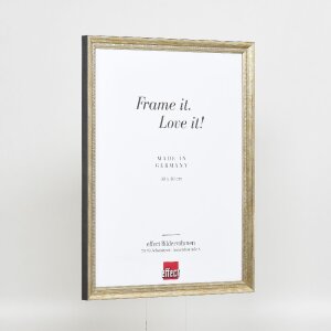 Effect Holzrahmen Profil 48 gold 45x60 cm Antireflexglas