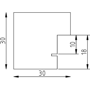 Effect Holz Bilderrahmen Profil 52 weiß 45x80 cm Antireflexglas