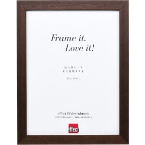 Effect Holz Bilderrahmen Profil 52 dunkelbraun 45x80 cm...