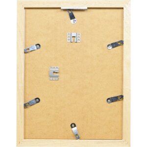 Effect Holz-Bilderrahmen Profil 52 weiß 10,5x14,8 cm Antireflexglas