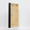 Effect Holz-Bilderrahmen Profil 55 schwarz 27x48 cm Antireflexglas