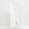 Effect Holz-Bilderrahmen Profil 55 weiß 40x60 cm Antireflexglas