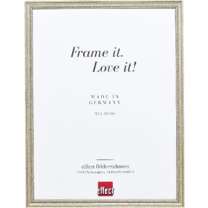 Фоторамка Effect из дерева профиль 66 антик-серебро 40x40 см