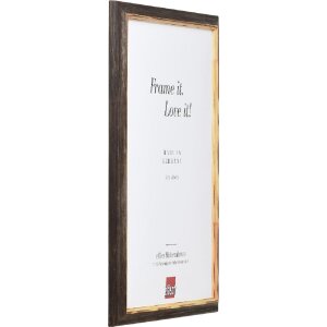Effect Holzrahmen Profil 67 dunkelbraun 62x93 cm mit Antireflexglas