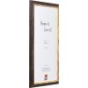 Effect Holzrahmen Profil 67 dunkelbraun 30,5x91,5 cm mit Antireflexglas