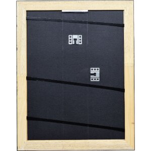 Effect Holzrahmen Profil 68 schwarz 50x60 cm mit Antireflexglas