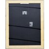Effect Holzrahmen Profil 68 Schwarz 70x70 cm mit Antireflexglas