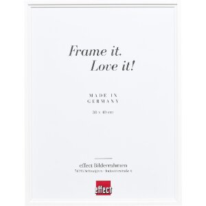 Фоторамка Effect из дерева профиль 69 белая 13x18 см с...