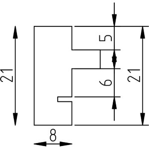 Фоторамка Effect из дерева, профиль 69, серый, 20x25 см