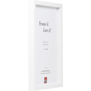 Фоторамка Effect из дерева профиль 74, белая, 13x13 см, антирефлексное стекло