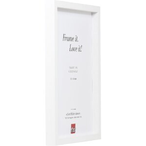 Фоторамка Effect из дерева профиль 74 белая 21x28 см с антиотражающим стеклом