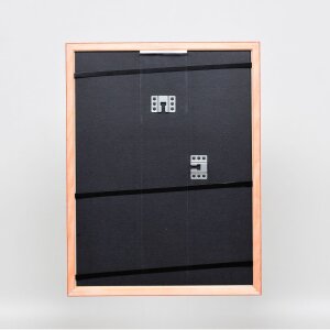 Эффектная деревянная рамка профиль 89 красный 10x15 см антибликовое стекло