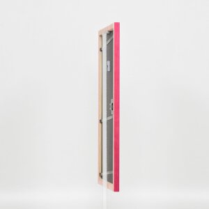 Эффектная деревянная рамка профиль 89 фиолетовый 18x24 см антибликовое стекло