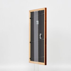 Эффектная деревянная рамка профиль 89 темно-коричневый 18x24 см антибликовое стекло