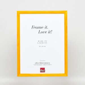 Эффектная деревянная рамка профиль 89 светло-коричневый 20x28 см антибликовое стекло